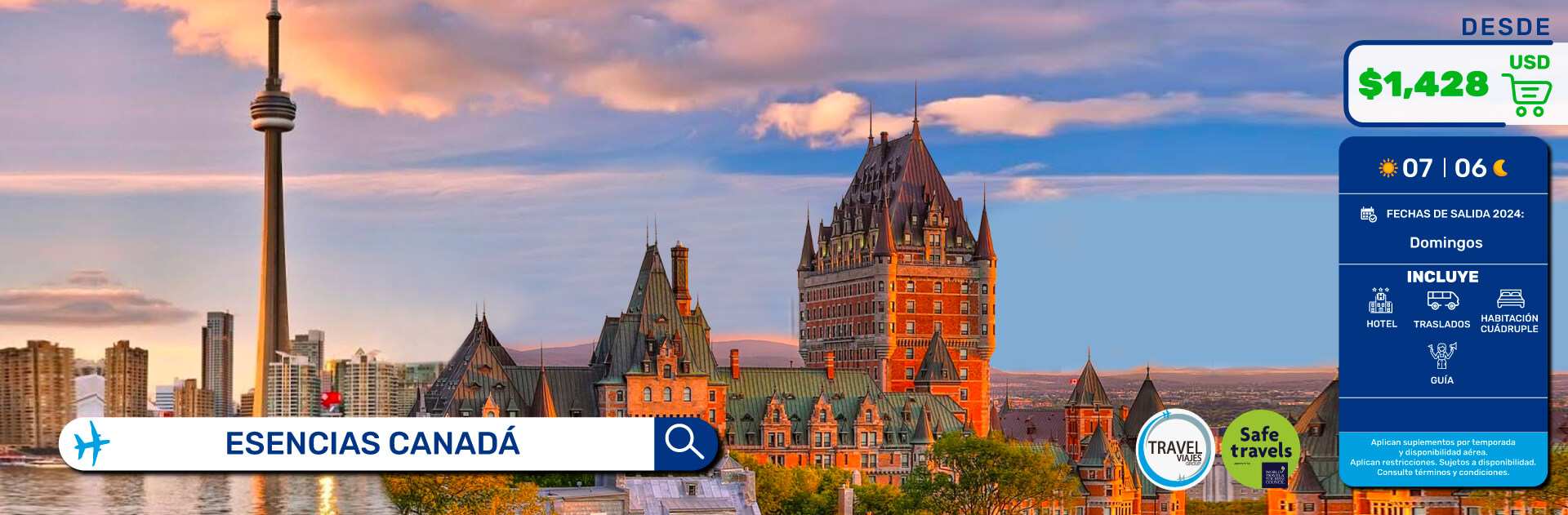 ESENCIAS DE CANADA  DESDE GUADALAJARA